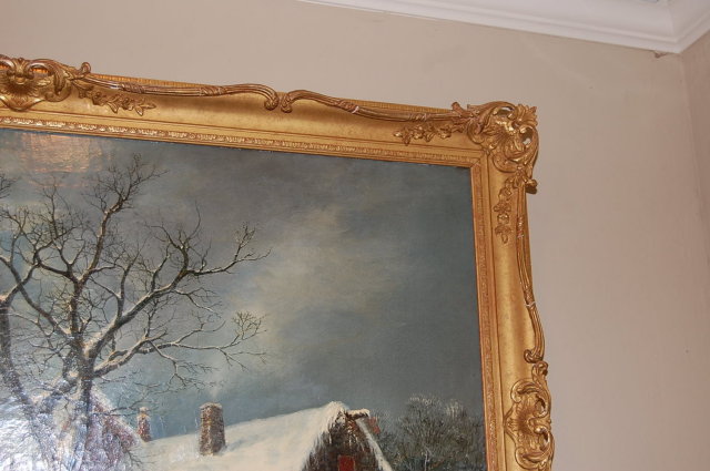 19th Century English Oil On Canvas