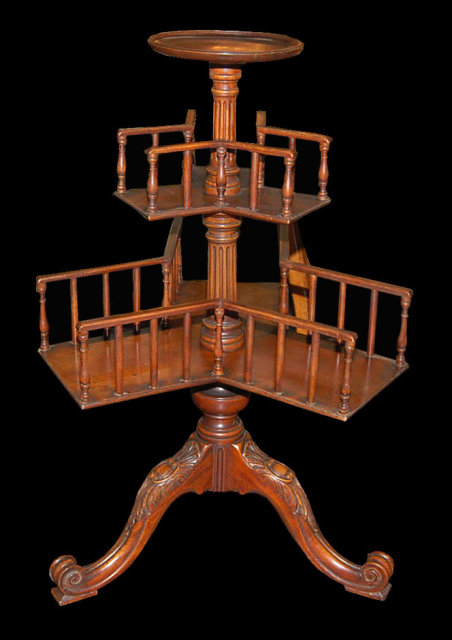 English Revolving Book Stand