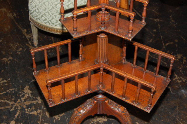 English Revolving Book Stand