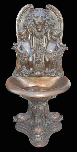 Bronze Wall Fountain