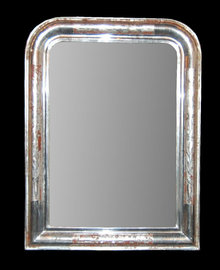 Silver Louis Philippe Mirror