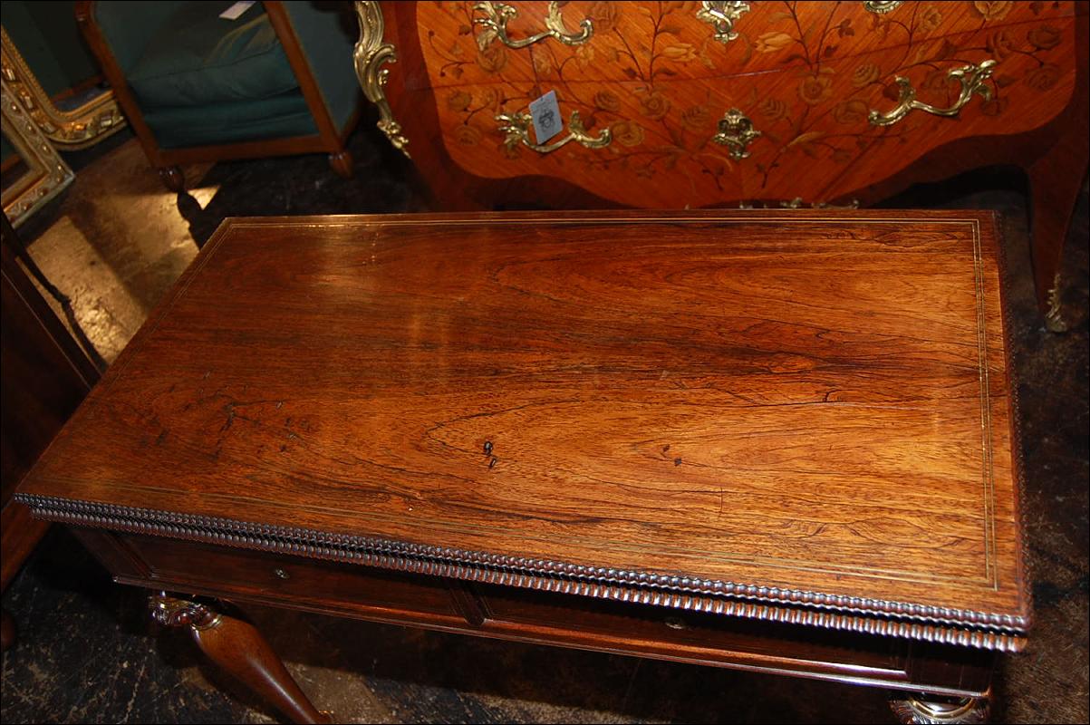 Impressive Rosewood Games Table