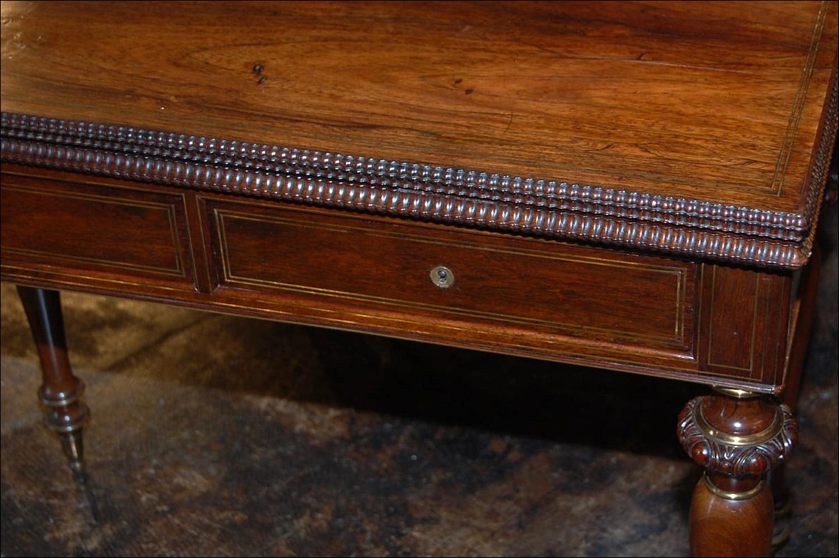 Impressive Rosewood Games Table
