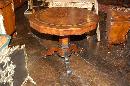 Italian Inlaid Pedestal Table