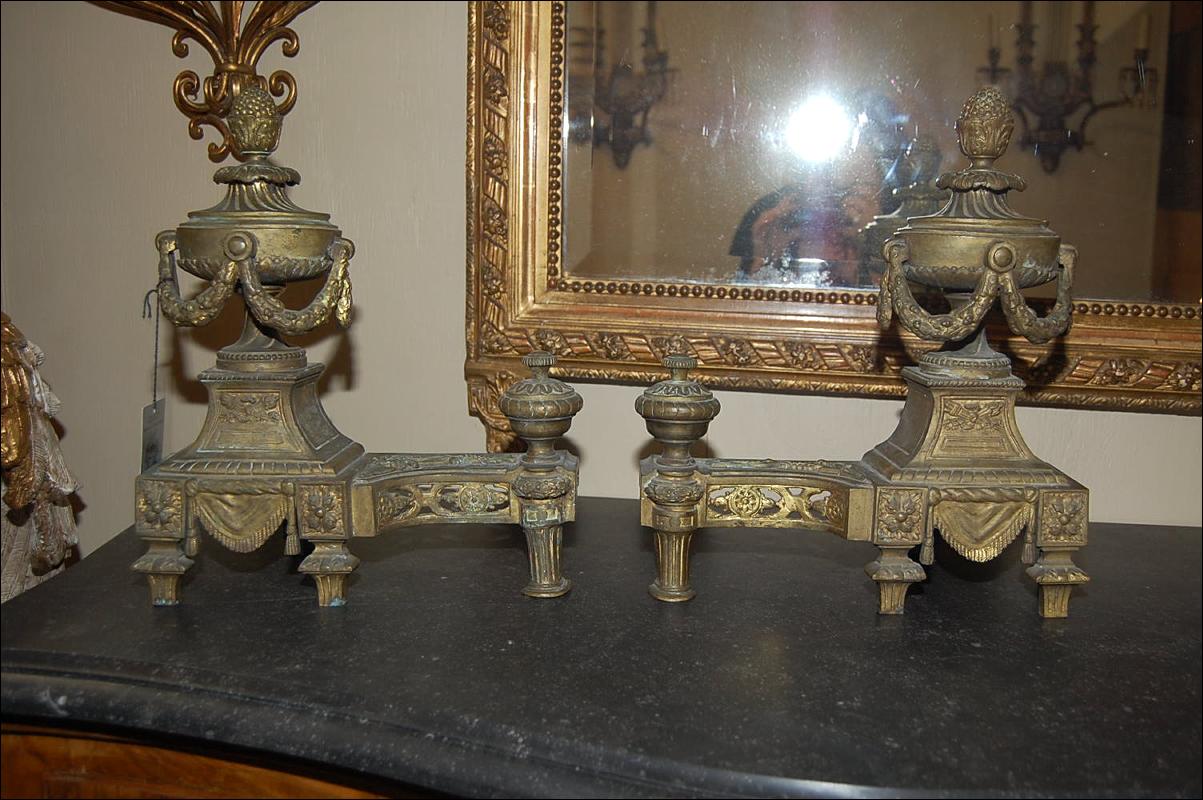 French Bronze Chenet