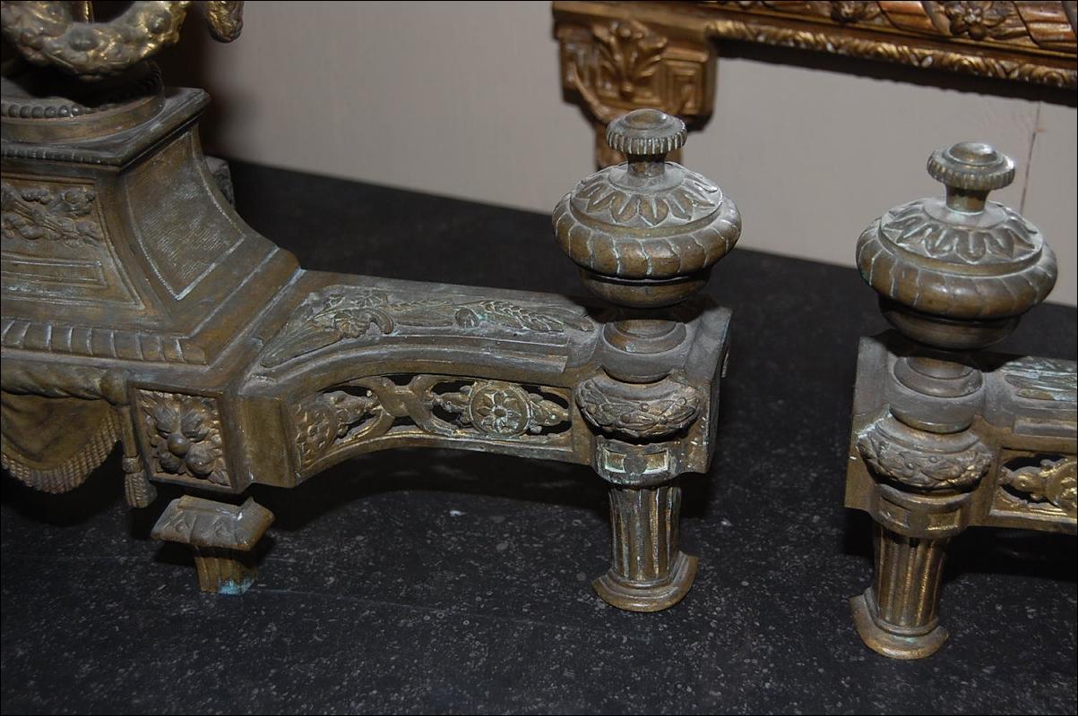 French Bronze Chenet