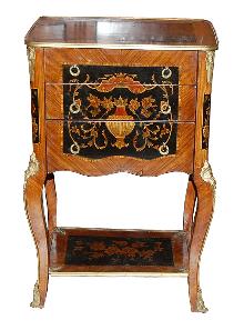 Continental Inlaid Side Table
