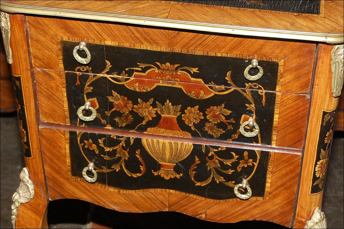 Continental Inlaid Side Table