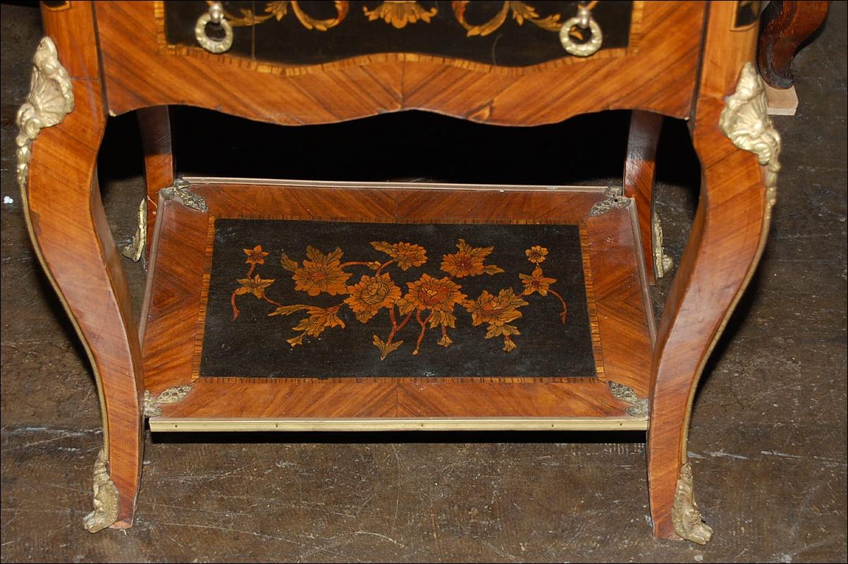 Continental Inlaid Side Table