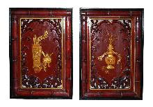 Pair Oriental Panels