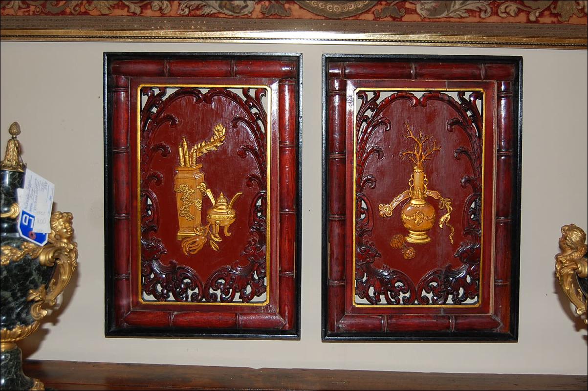 Pair Oriental Panels