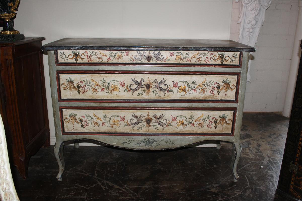 18th Century Italian Painted Commode