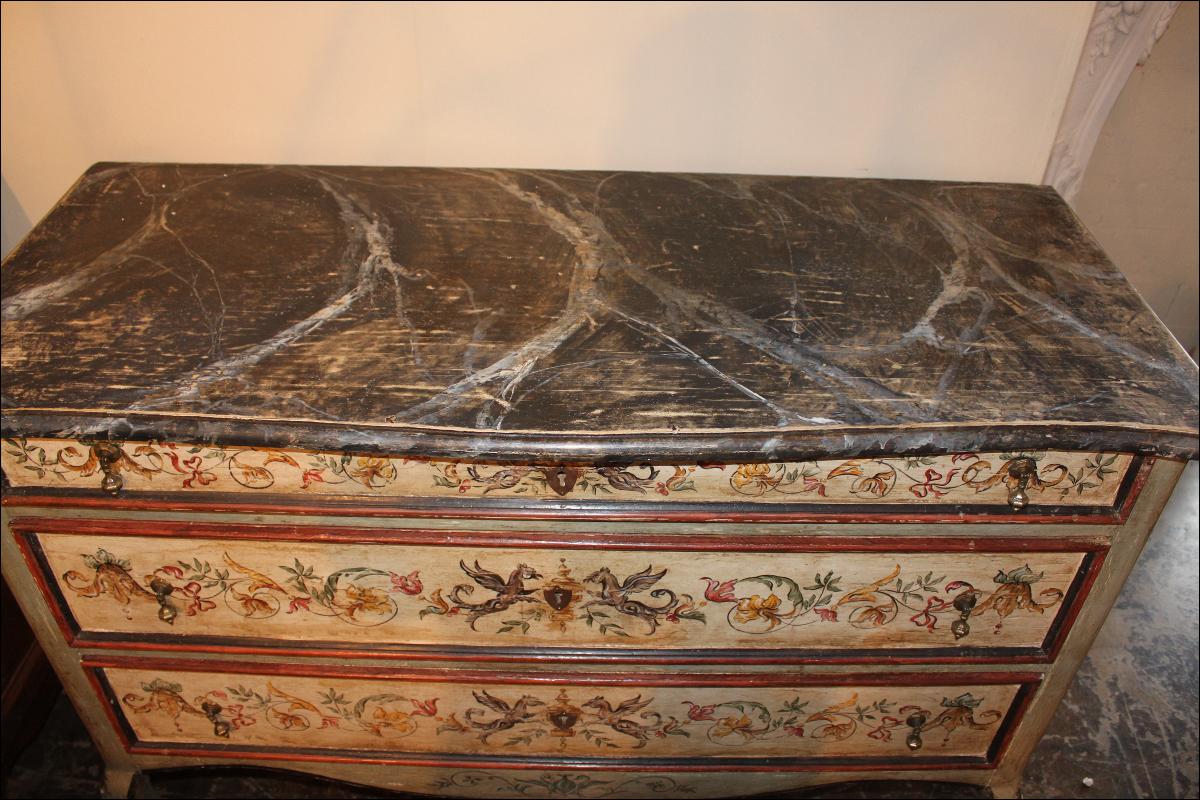 18th Century Italian Painted Commode