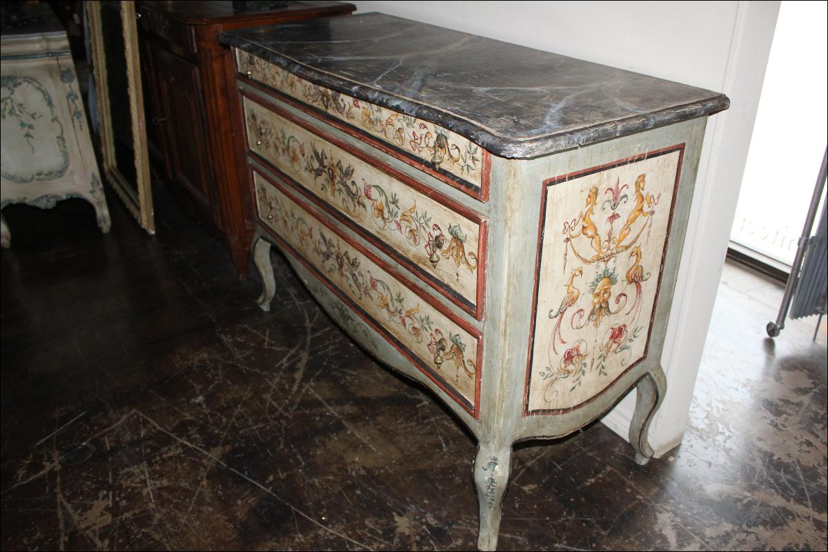 18th Century Italian Painted Commode