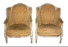 Pair French Bergeres