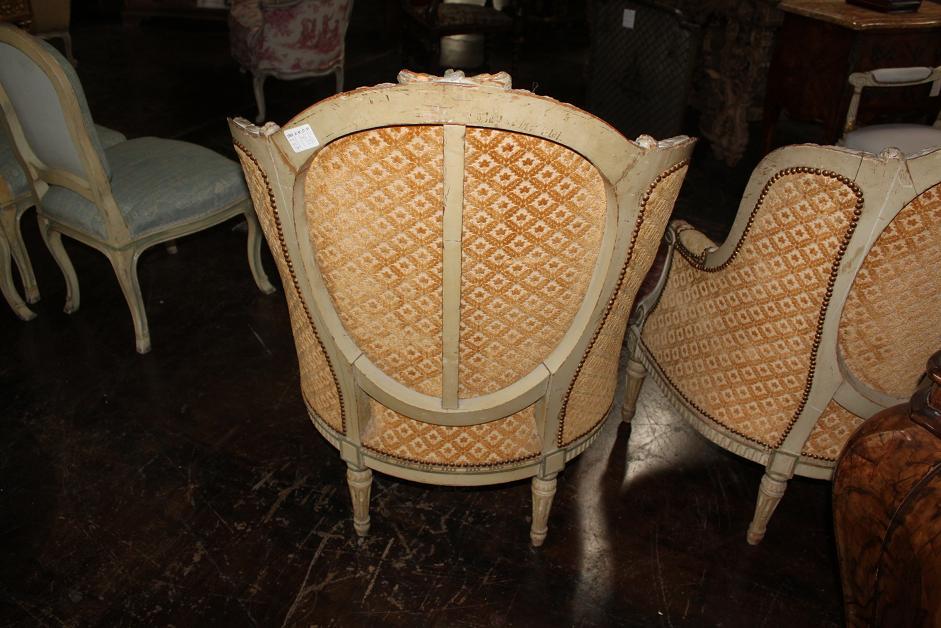 Pair French Bergeres