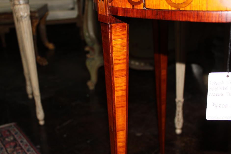 French Inlaid Builiotte Table