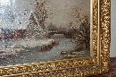 19th Century Continental Oil On Canvas