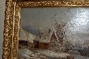 19th Century Continental Oil On Canvas