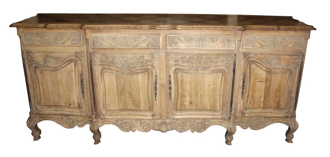 French Bleached Oak Sideboard