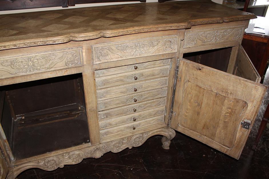 French Bleached Oak Sideboard