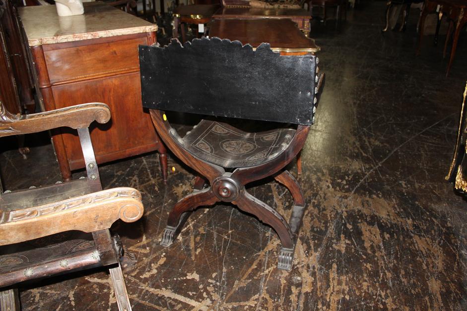 Pair Italian Savonarola Chairs