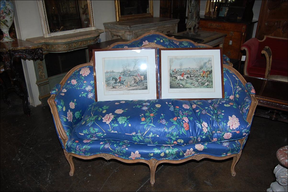 Pair French Settees