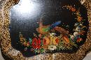 Pair Continental Hand Painted Tole Trays