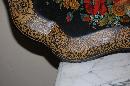Pair Continental Hand Painted Tole Trays