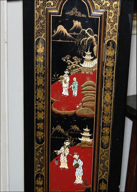 Japanese Queen Anne Style Tall Cased Clock