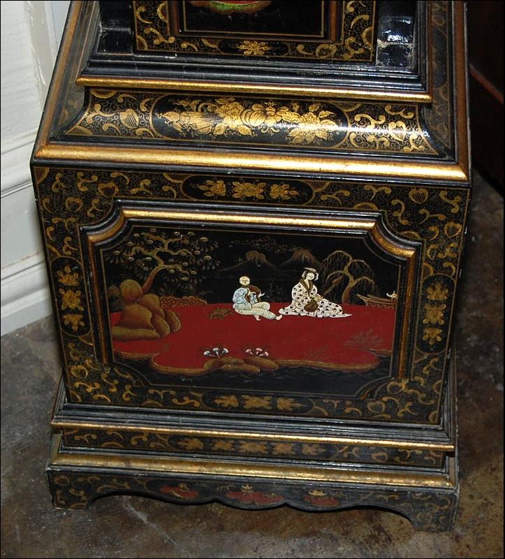 Japanese Queen Anne Style Tall Cased Clock