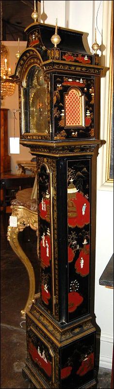Japanese Queen Anne Style Tall Cased Clock