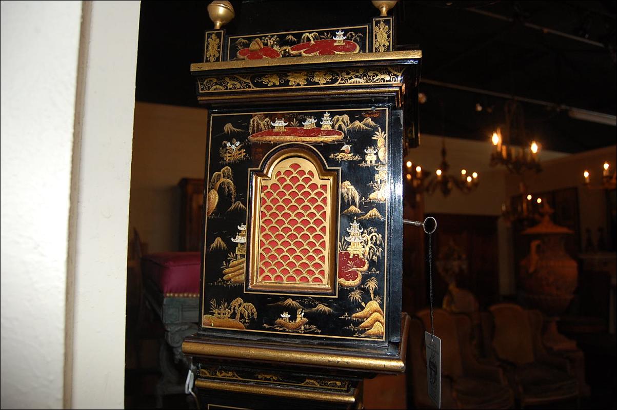 Japanese Queen Anne Style Tall Cased Clock