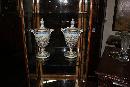 Pair French Porcelain Covered Urns