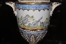 Pair French Porcelain Covered Urns