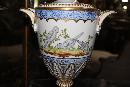 Pair French Porcelain Covered Urns