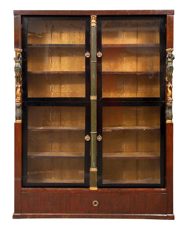 Continental Neo-Classical Bookcase
