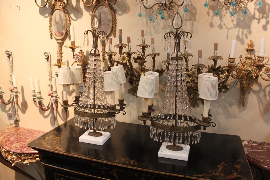 Pair Swedish Neo-Classical Girandoles