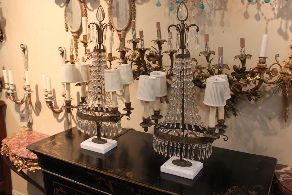 Pair Swedish Neo-Classical Girandoles