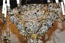 French Crystal Basket Chandelier