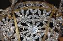 French Crystal Basket Chandelier