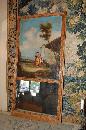 Antique French Trumeau Mirror