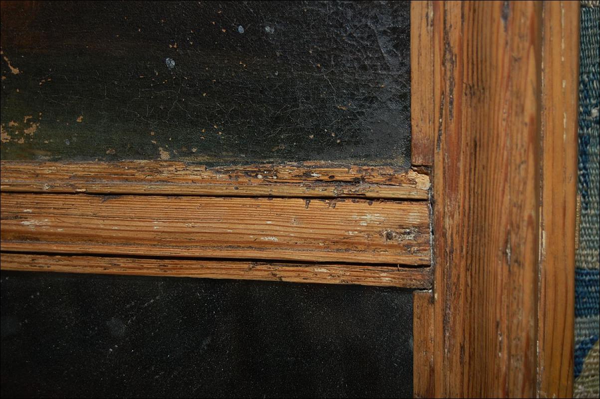 Antique French Trumeau Mirror