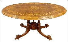 Continental Marquetry Lift Top Table