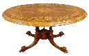 Continental Marquetry Lift Top Table