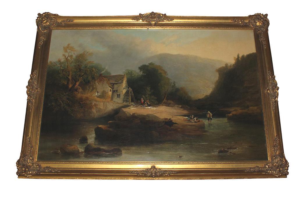 Continental School Oil On Canavs