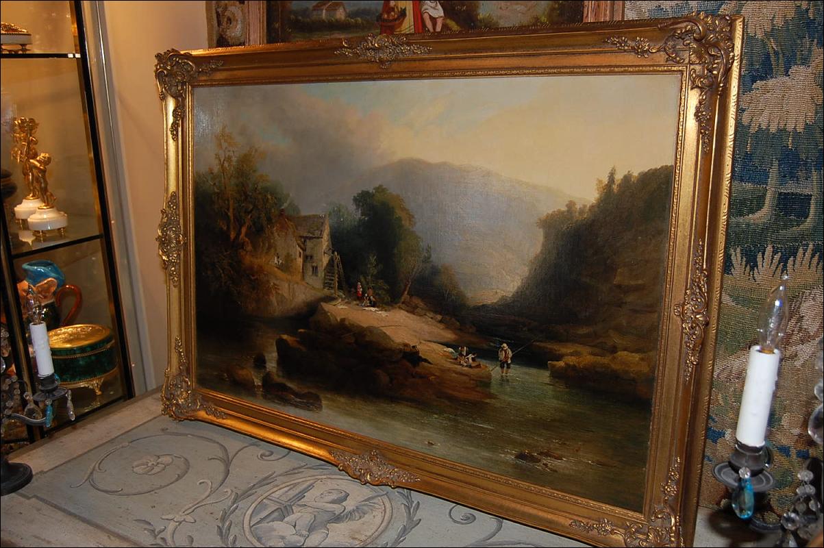 Continental School Oil On Canavs