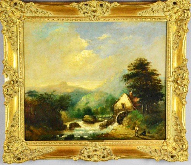 Continental Oil On Canvas