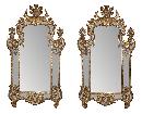 Impressive Pair French Style Mirrors