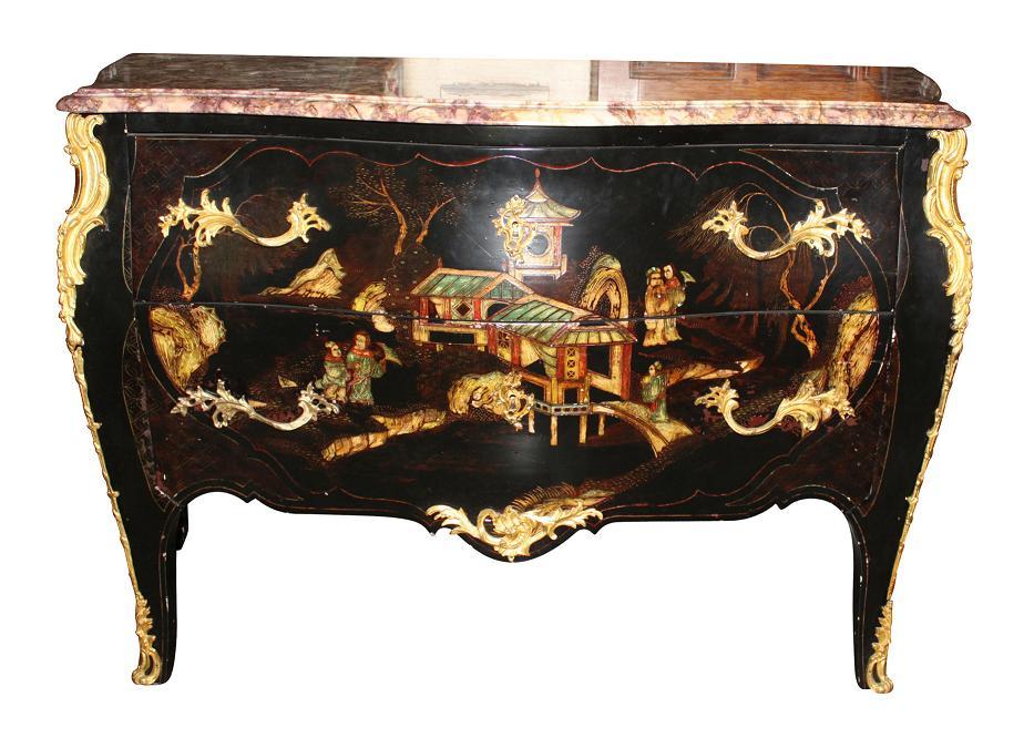 19th Century Chinoiserie Commode